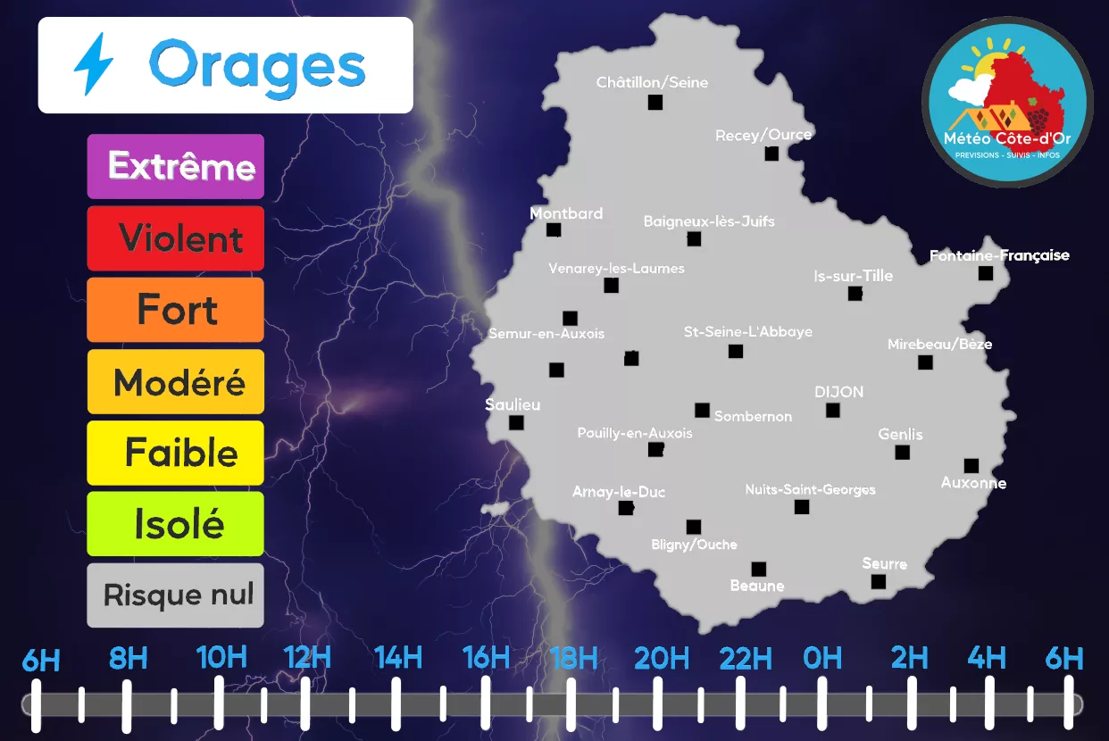 Risque orage vierge
